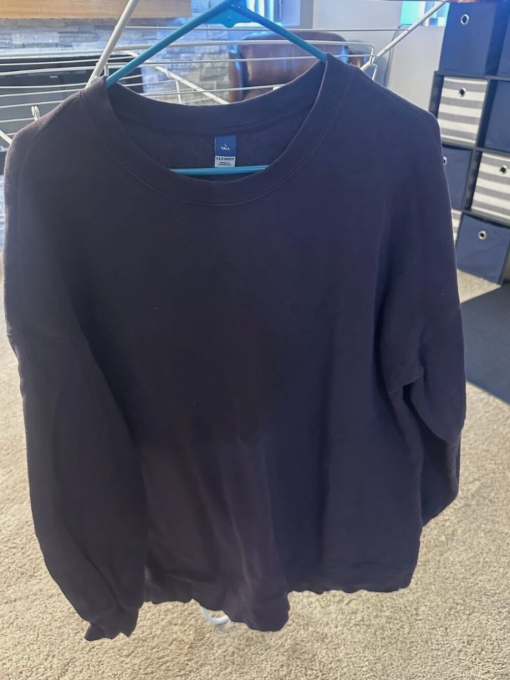 Old Navy Tunic Sweatshirt- Purple- Large Tall